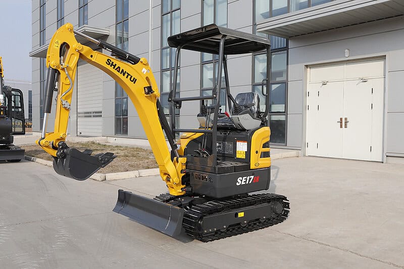 MiniExcavator Shantui SE17SR 1 (6) MiniExcavator Shantui SE17SR